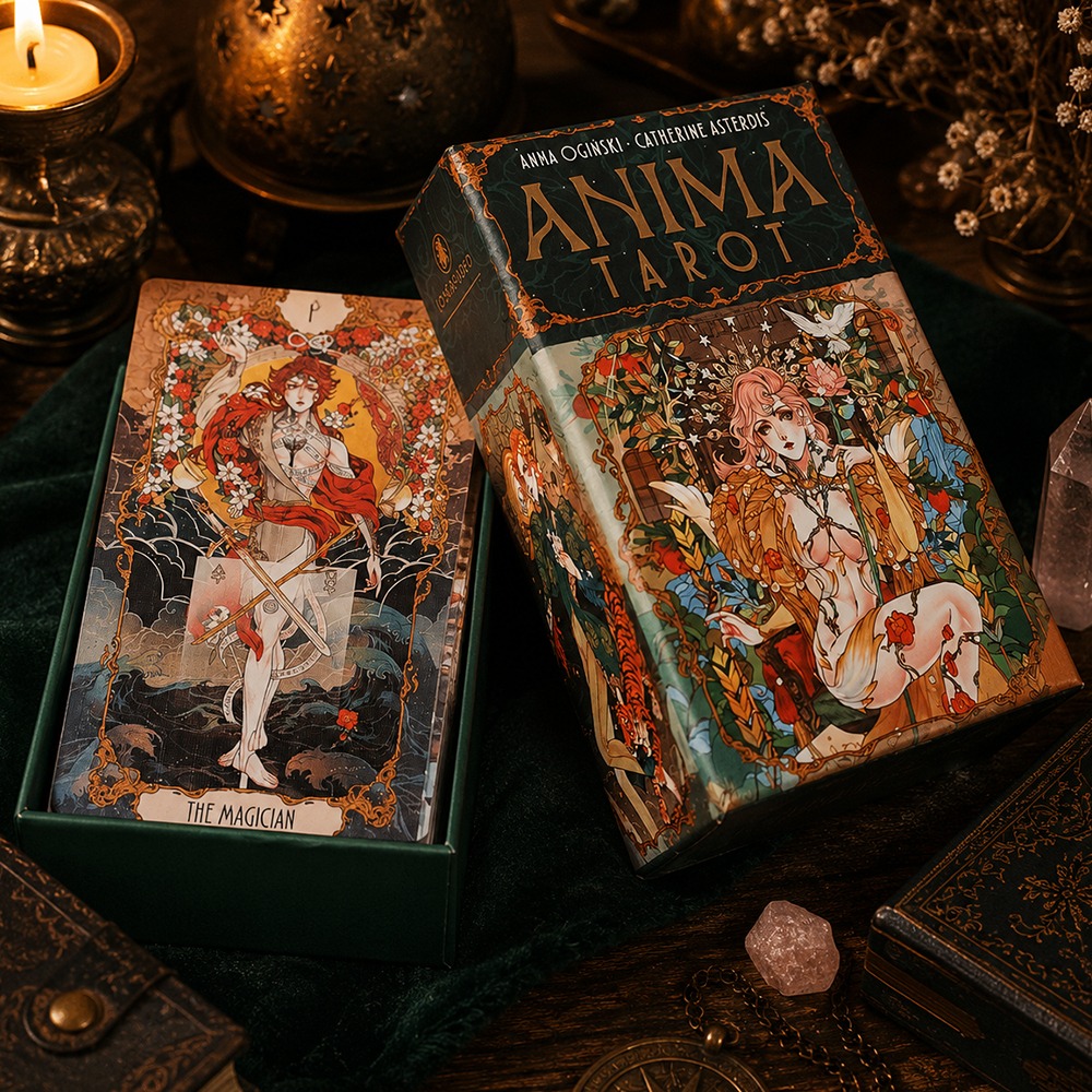 Tarot Deck With Guidebook - بطاقات تاروت آرت نوفو مزدوجة النقش