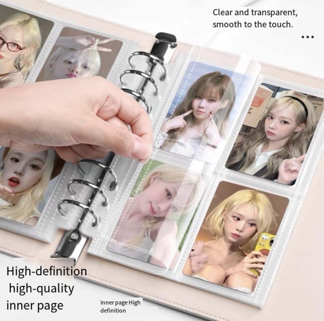 ضوء فاخر البلاتين A5 الموثق دف - مراجعة Kpop Photo Card Binder 3 Inch وسعره