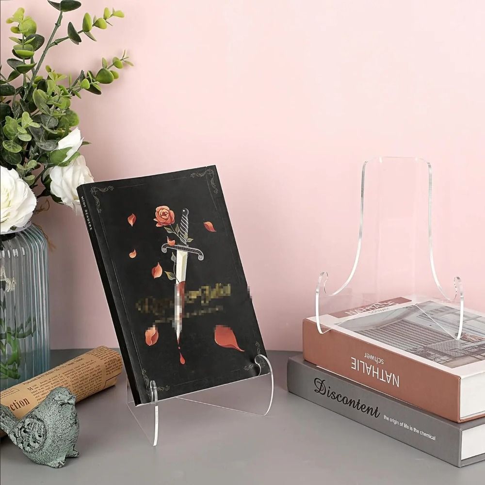 حامل أكريليك للأجهزة اللوحية،  - مراجعة Clear Acrylic Book Stand Holder وسعره