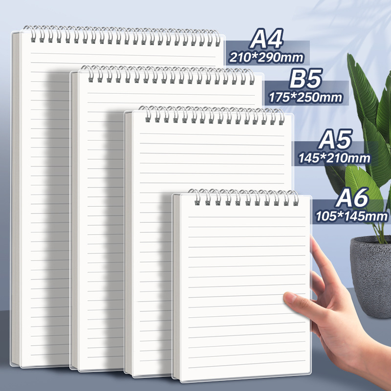 A4 A5 B5 دوامة كتاب لفائف دفتر - مراجعة A5 Spiral Dotted Grid Notebook وسعره